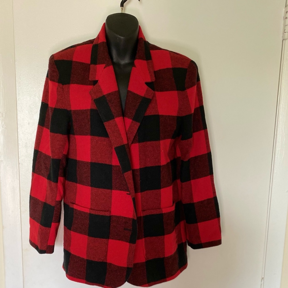Palmetto’s Plaid Blazer sz S